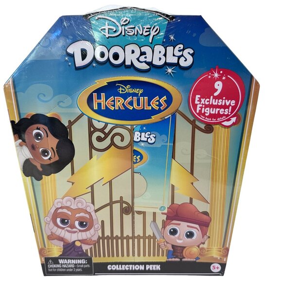 Disney Doorables HERCULES Collection Peek 9 Exclusive Figures NEW IN SEALED BOX - Picture 1 of 6